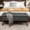 DARK GREY, variant on Solid Wood Legs Storage Ottoman Bench Easy Assembly Entryway & Bedroom Furniture Stylish & Practical