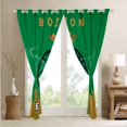 thumbnail image 5 of 38x45 inch Basketball Curtains for Teens,Basketball 30%-50% Blackout Curtains,Basketball Team Curtains Drapes for Gift,Sports Game Player Window Curtains 2 Panels for Bedroom,Boston, 5 of 6