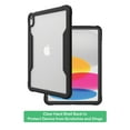 thumbnail image 6 of onn Slim Rugged Tablet Case for iPad (A16), iPad (10th generation) - Black/Clear, 6 of 10