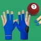 thumbnail image 4 of Guantes Entrenamiento Billar Tres Dedos Suministros, 4 of 9
