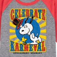 thumbnail image 3 of Peanuts - Snoopy Celebrate Karneval - Toddler & Youth Raglan Graphic T-Shirt, 3 of 7