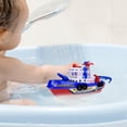 thumbnail image 1 of bomberos eléctrico juguete para niños, bomberos con sonido y luz, modelo bomberos, juguete bañera para niños en edad, 1 of 8