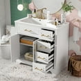 thumbnail image 4 of Bathroom Vanity Combo with Ceramic sink, Luxurious Space-Saving Vanity - 2 Soft-Close Doors, 4 of 9