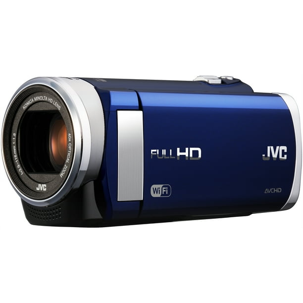 Kan weerstaan Pickering Blazen JVC Everio GZ-EX210 Digital Camcorder, 3" LCD Touchscreen, 1/5.8" CMOS, Full  HD, Blue - Walmart.com
