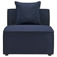 thumbnail image 6 of Sofa Middle Chair, Fabric, Blue Navy Blue, Modern Contemporary Urban Design, Outdoor Patio Balcony Cafe Bistro Garden Furniture Hotel Hospitality, 6 of 7