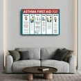 thumbnail image 3 of Asthma Attack Poster First Aid Health Posters (2) Canvas Painting Posters And Prints Wall Art for Living Room Bedroom Decor, 3 of 7