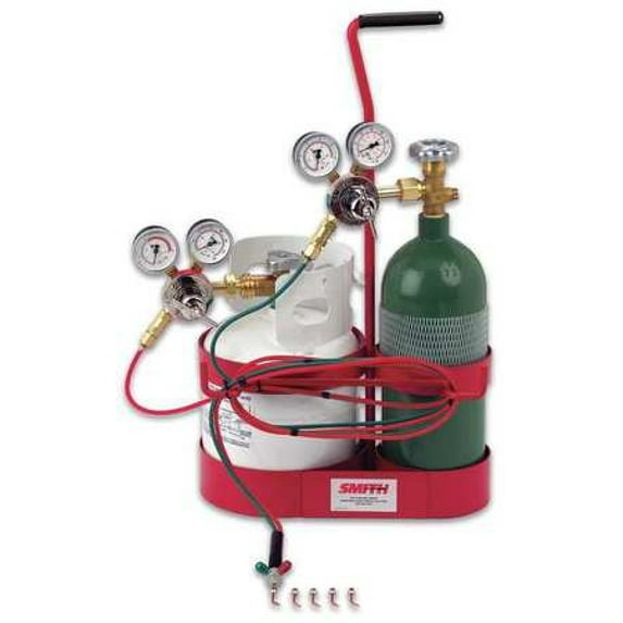 Miller Electric Gas Welding Outfit, Little Torch Series, Cuts Up To 1/8"