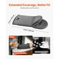 thumbnail image 4 of KFFKFF Heat-Resistant Oven Mitts with Silicone Grip, Cotton Baking Gloves for Temperatures up to 500℉, 13.07 x 6.1 inch, Includes 2 Hooks for Kitchen Use, Set of 2, 4 of 9