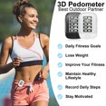 thumbnail image 2 of Hootek 3D Pedometer for Walking, Simple Step Counter with Large Digital Display, Step Tracker with Removable Clip Lanyard, Accurately Track Steps for Men Women Kids Adults Seniors, White, 2 of 7