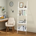 thumbnail image 2 of Home 4-Tier Ladder Bookshelf – Freestanding Acrylic Bookcase, Frame 52 cm*183 cm, 2 of 23
