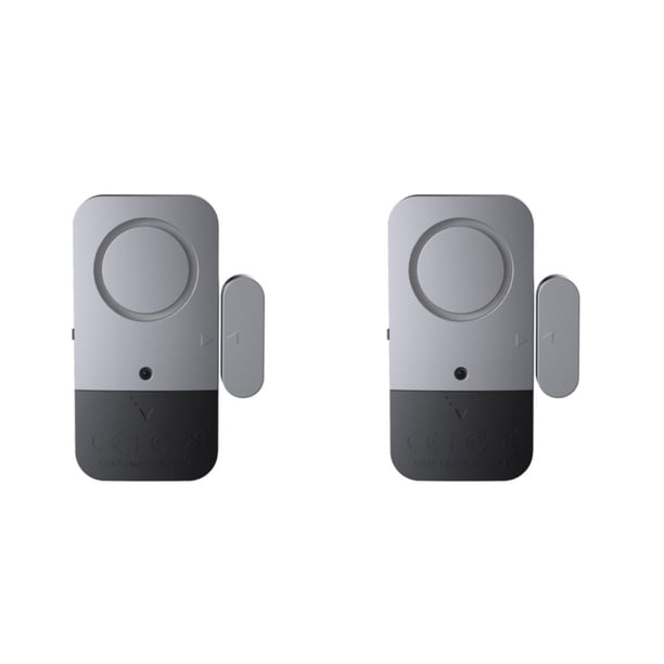 Naiovety Alarma inalámbrica para puerta y ventana, sistema de protección de seguridad antirrobo, Sensor independiente, alarma antirrobo, 1 PC 1 2Conjunto