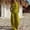 Green, variant on Women's 2 Piece Linen Blend Outfit Sleeveless Shawl Collar Top Wide Leg Pants Set Casual Loose Fit Summer Business & Lounge Wear, Vacation Trendy Sets Orange XXL