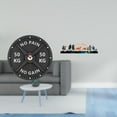 thumbnail image 2 of Reloj de gimnasio,Reloj de pared con barra para gimnasio en casa Reloj de culturismo,Sala de entrenamiento moderna,decoración genial,gran sala de entrenamiento.,Escultura de pared,Escultura, 2 of 8