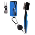 thumbnail image 2 of Cepillo Limpiador de palos de golf shamjiam con cremallera retráctil Azul, 2 of 8