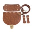 thumbnail image 1 of Abbracc PU Leather Bag Knitting Set DIY Bag Making Kit for Home Professional Enthusiasts Brown, 1 of 9