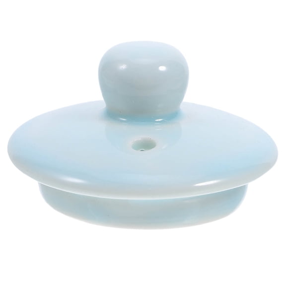 Raindrops Ceramic Teapot Lid Replacement Cup Lid Ceramic Teapots Covers Pot Lid Top Replacement Knobs Ceramic Cup Lid