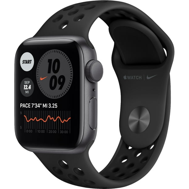 Apple Watch Nike SE GPS, 40mm Space Gray Aluminum Case with