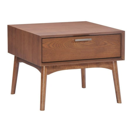 Walnut Veneer Mdf - District Side Table Walnut - Wood Veneer, MDF Rubberwood