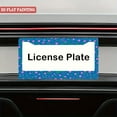 thumbnail image 5 of License Plate Frame 1PC Cute Blue - Pink Floral Car License Plate Holders with Screws & Caps 6.3x12.2inch(16x31cm), 5 of 8