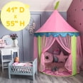 thumbnail image 3 of Princess Tente de Jeu Château pour Filles pour Usage Intérieur Extérieur, par Tiny Land, 3 of 8