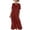 Wine, variant on yillto Women's Dress Short Sleeve Crew Neck Summer Causal Beach Flowy Long Sundress with Pockets