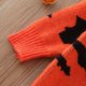 thumbnail image 3 of Gibobby Camisa&nbsp;Vaquera Otoño Invierno niños pequeños niñas manga larga estampados de Halloween suéter de punto Tops prendas de vestir para niños ropa(Anaranjado, 3-4 Años ), 3 of 5