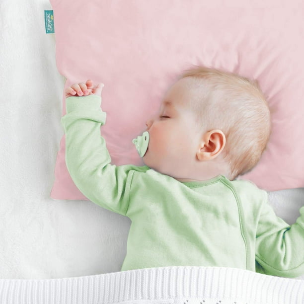 Baby Toddler Pillow for Girls with Pillowcase (13" x 18