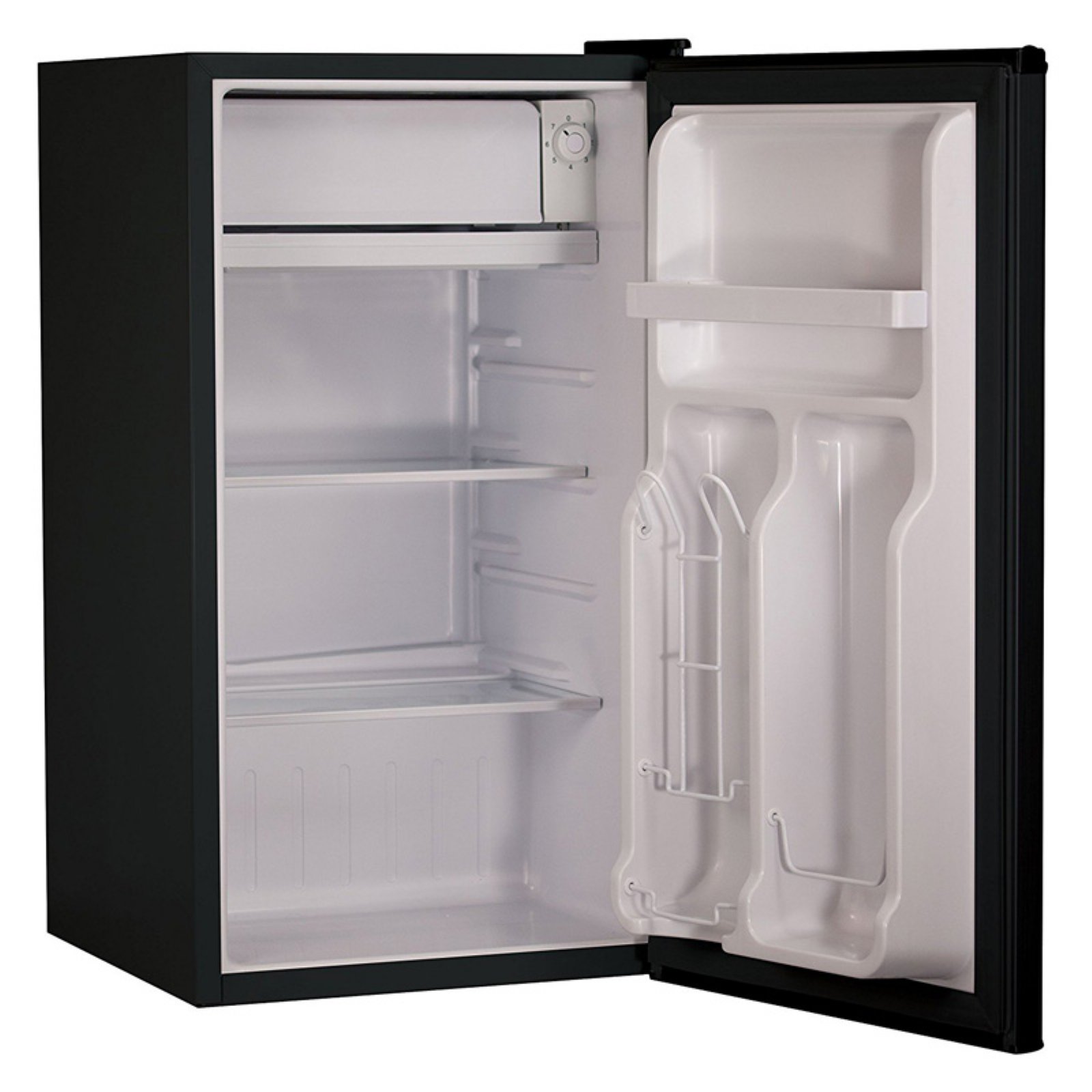 BLACK+DECKER BCRK32V Compact Refrigerator Energy Star Single Door Mini Fridge with Freezer, 3.2 cu. ft., Silver - image 2 of 6