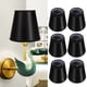 thumbnail image 5 of Pantalla, Pantalla De Lámpara, Color Negro Para Dormitorios Salones Cafeterías Hoteles Estudios YLSHRF Wall Lamp Shade, 5 of 8