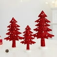 thumbnail image 2 of Red Christmas Non Woven Christmas Tree Desktop Decoration Set Non Woven Fabric Material For Home Holiday Decor Color Red, 2 of 7