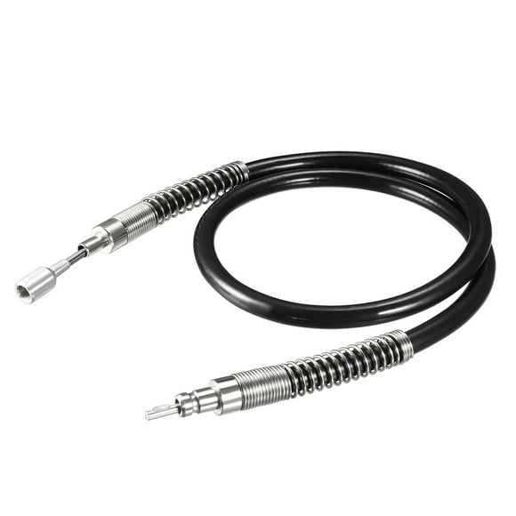 Unique Bargains Flexible Shaft Rotary Tool, Flex Shaft Attachment 39 inch Extension 8mm Chuck for Bench Grinder Drill Press