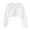 #03/White, variant on 3-10T Girls Shrugs Cardigan Sweater Long Sleeve Party Church Dress Cover Up Cropped Elegant Cardigan Knit Sweater