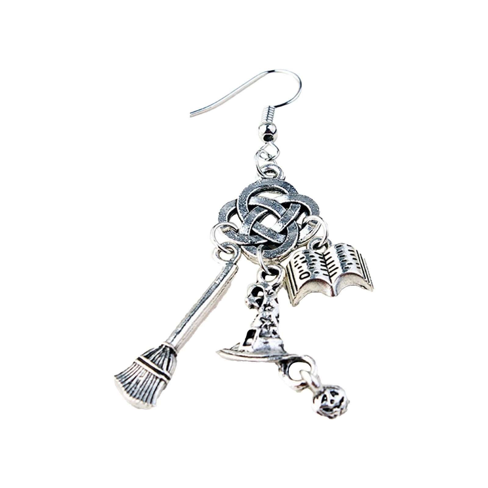 Sehao Earrings,European And American Gothic Witch Book Earrings