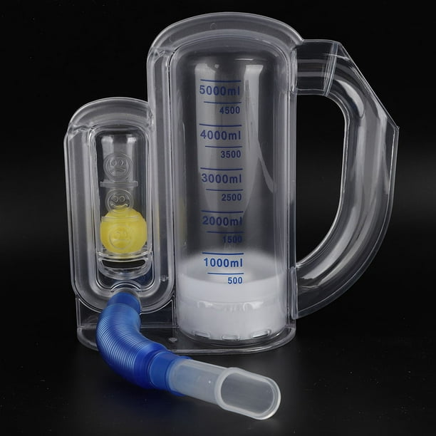 Breathing Trainer Lung Exerciser Lung Trainer 5000ml Deep Breathing