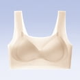 thumbnail image 2 of Njagoc3 Wireless Bras for Women Push Up Breathable Seamless Comfortable Solid Color Daily Support Bra, 2 of 6