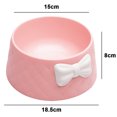 thumbnail image 2 of Pet Bowl Bow tie Decorative Adorable Bowl for Dogs and Cats, 2 of 5