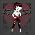 thumbnail image 5 of Wild Bobby Betty Boop Sugar and Spice Wink Betty Boop Womens T-Shirt, Charcoal, X-Large, 5 of 5