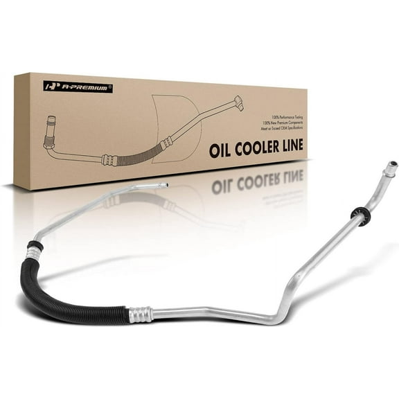 A-Premium Outlet Engine Oil Cooler Line Hose Assembly Compatible with Chevrolet Chevy GMC C4500 C5500 Kodiak 2003-2009 V8 8.1L