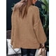 thumbnail image 2 of Suéter PRETTYGARDEN 2025 Otoño Cuello Alto Tejido Grueso M, 2 of 8