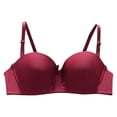 thumbnail image 4 of Sakmal Bralettes for Women Red Comfortable Jelly Extra Lift Womens Bras 36, 4 of 5