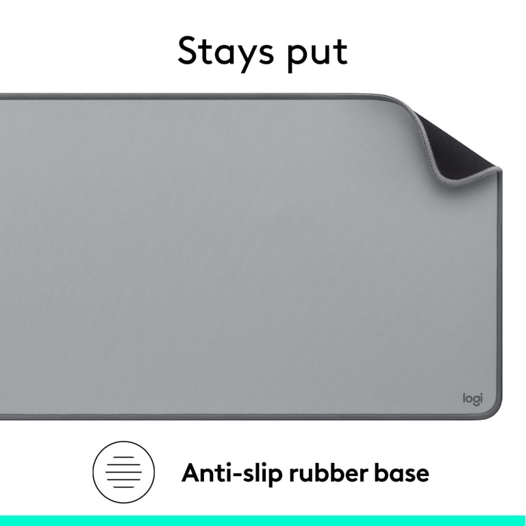 Logitech Studio Series Desk Mat, Mid Gray photo 7