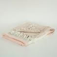 thumbnail image 5 of Rizzy Home  Color Block with Stripes Woven Throw Blush/Natural, 5 of 5
