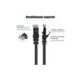 thumbnail image 2 of Cable De Red Plano Categoría 6 Cat6 Rj45 30m Ethernet Negro, 2 of 4