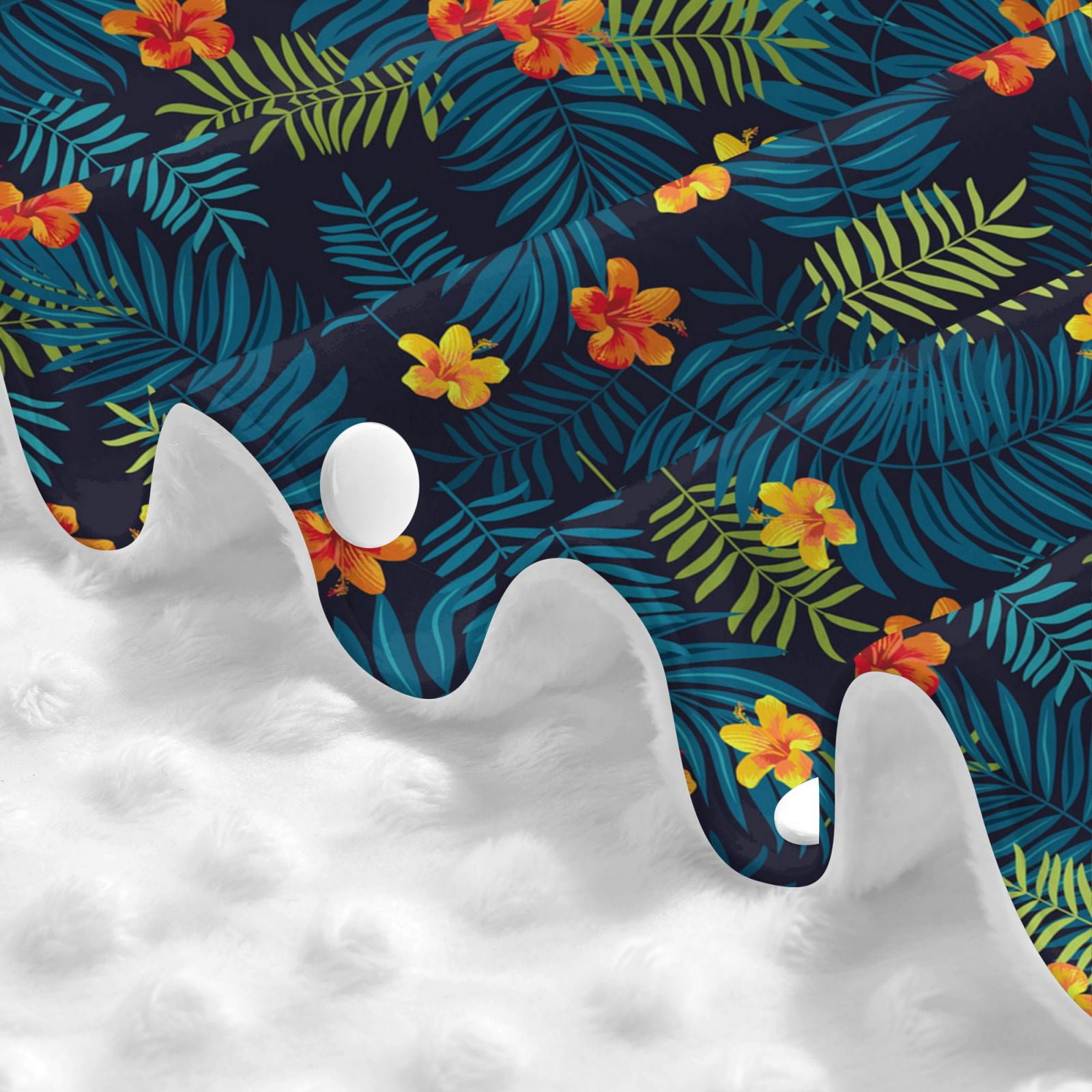 Car Seat Cover Baby - Hawaiian Style Leaves Flower Breathable Infant Car Seat Cover for Baby Carseat, Lightweight Comfort Baby Essentials Must Haves Newborn Stuff for Girl Boy