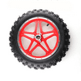 thumbnail image 2 of 2.50-10 Front Or Rear Wheel 10 inch Tire With Aluminum Rims For Dirt Pit Bike Mini Off-Road Motorcycles, 2 of 3
