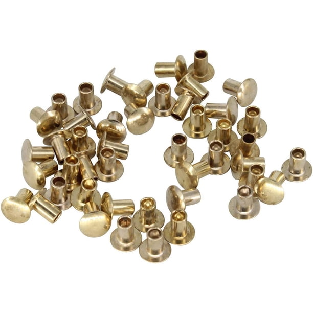 Trimming Shop Flat Head Single Cap Semi Tubular Iron Rivets for ...