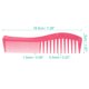 thumbnail image 4 of 2uds Pelo Peine Ancho Diente, Anti Estático, para Rizado Cabello, Oscuro Rosa, 4 of 7