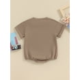 thumbnail image 4 of Suealasg Newborn Baby Boys Girl Outfits Short Sleeve Cow Print Romper Toddler Boys Girls Summer Western Clothes, 4 of 8