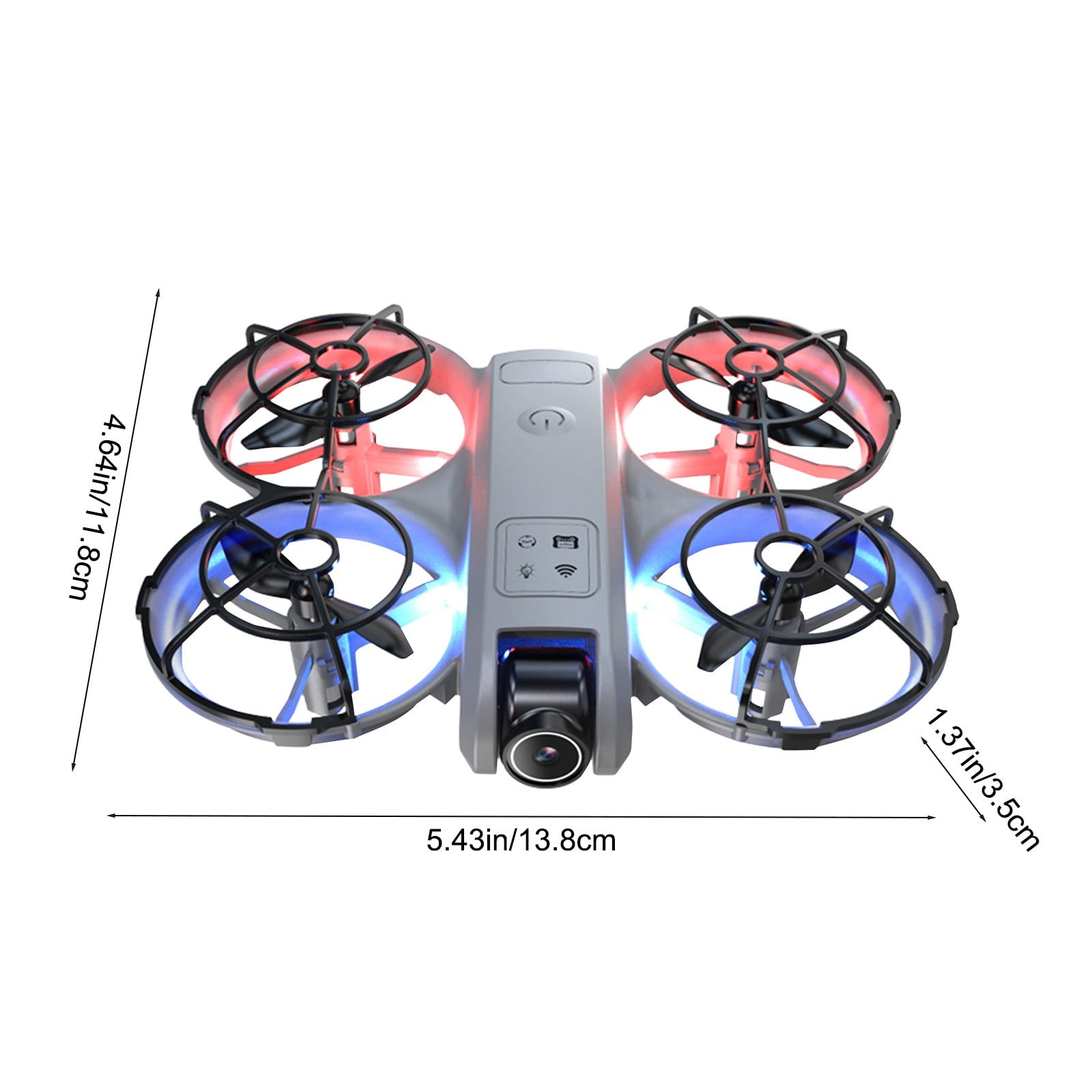 Drone with Drone With Camera,Brushless Motor Drone with WiFi Remote control, 360°stunt roll, One Click Takeoff And Landing, Remote Control Toys Gifts