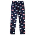 thumbnail image 4 of Ma Croix Mens Flag Camo Pattern Fuzzy Pajama Pants Fleece Brushed Sweatpants Sherpa Sleepwear, 4 of 8